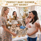 Brown, Wooden Baby Shower Crate Closet,Hollow - Image 6