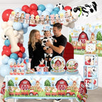Farm First Birthday Decorations for Boy,Serves 25 Guests - Image 6