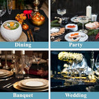 VidaFete Classic Series 6 Pack 52 * 52inch Black Square Tablecloth - Image 6