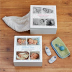 Let's Make Memories Personalized Keepsake Box for New Baby - Memento Storage - Memories Box - Nursery Decor - 12" Lx12 Wx6 H - Littlest Love - Pink - Image 2