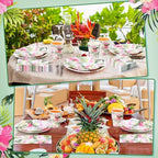 Funnymoom 250 Pcs Hawaiian Flamingo Party Decoration Serves 50 - Image 5