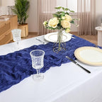 12 Pack 10Ft Royal Blue Cheesecloth Table Runner 23 x 120 Inch - Image 6