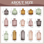 15 Pcs Fall Bud Vases Set, Baby Shower Decorations, Wedding Table Decor - Image 4