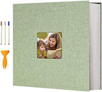 Vienrose Photo Album with Window Self Adhesive 13x12.6 120 Pages Grassgreen by Vienrose