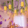 Yinder 33 Pcs Purple Princess Party Decor Princess Sun Ceiling Decor by Yinder