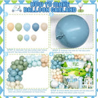 Hombae Hole in One Birthday Party Decorations, Golf First Birthday Decorations, 1st Birthday Decorations Boys, Golf Themed Backdrop Balloon Garland Banner Cake Topper Crown Poster Boxes Cutout - Image 3