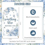 Something Blue Before i Do Bridal Shower Arch Backdrop 7.2 FT - Image 5