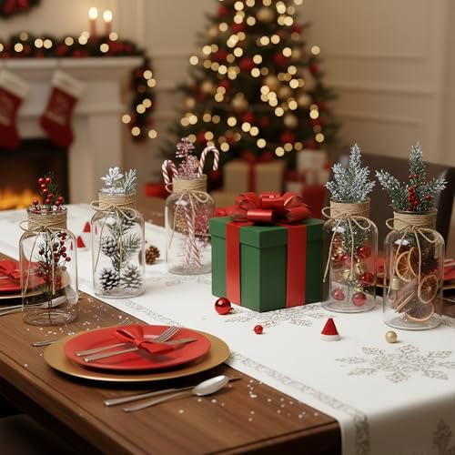24Pcs Mason Jars for Centerpiece Glass Flower Bud Vase Transparent Vases - Image 6