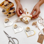 Gold Heart Magnet Wedding Favor, Set of 50, Elegant Party Favors for Attendee - Image 4