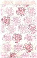 888 Display USA, Inc 200 pcs 8 1/2" x 11" Flower Paper Gift Bags Shopping Sales Tote Bags White with Pink Red Flower Design (8 1/2" x 11") by 888DisplayUSA
