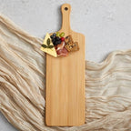 Ziliny 4 Sets Baby Shower Game Prizes Cheese Board Gift Sets, Bamboo Color - Image 4