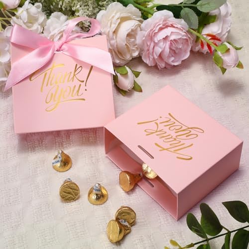 DOYIDE 120 Pack Small Thank You Gift Bags, Party Favor Bags with Bow Ribbon - Image 2