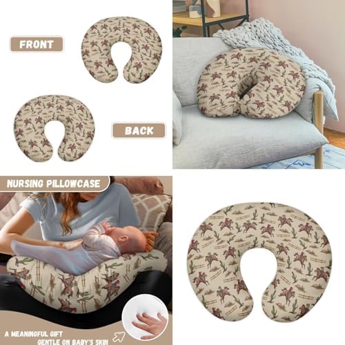 Cacti Western Cowboys Carseat Covers Unisex Breathable Breastfeeding Covers Nursing Pillow Cover Infant Newborn Nursery Bottle Pillowcase Soft Comfortable - Image 3