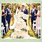 500 Pcs Floral Card Holder Picks, 12'' Gold Metal Heart Sticks for Weddings - Image 3