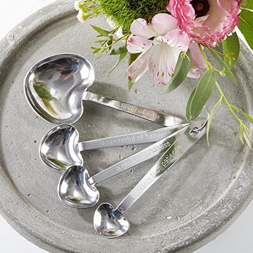 Kate Aspen Love Beyond Measure Heart Shaped Measuring Spoons in Gift Box - Set of 20 - Guest Gift, Party Souvenir Favor or Decorations for Baby Shower - Image 2