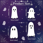 4 Pcs Halloween Ghost Cardboard Cutouts, 27.56'' Halloween Decor - Image 3