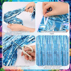 Chunful 12 Pcs Under the Sea Blue Jellyfish Lanterns Garlands Streamers - Image 4