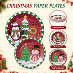 Honeydak 210 Pcs Christmas Plates and Napkins Party Supplies - Image 5