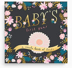 Lucy Darling Golden Blossom Baby Memory Book – First Year Journal, 5-Year Milestone Scrapbook & Photo Album – Floral Keepsake for Baby Girls – Thoughtful Memory Book, Mom Gift by LucyDarling