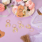 24PCS Horseshoe Key Chain Cowboy Party Favor Wedding Key Rings Gift or Souvenir for Guests, Horse Birthday Party Favors Bridal Shower, Wedding Party or Cowgirl Baby Shower Decorations - Image 5