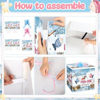 AmazingSpark 28in Giant Gender Reveal Gift Box Kit, Fishing - Image 3