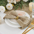 50 Pack Cheesecloth Napkins 20"x20" Nude Gauze Boho Bulk Napkins - Image 5
