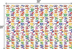 Jillson & Roberts 20" x 30" Printed Gift Tissue, Birthday Characters (24 Folded Sheets) - Image 3