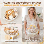 Baby Boy Gift Basket, 21-Piece Newborn Boy Shower Gift, Bath & Grooming - Image 4