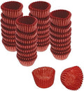 CybrTrayd No.4 Glassine Paper Approximately 2,500 Pieces – 1” Base, 3/4” Wall Candy Cups, Red by CybrTrayd