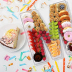 13.8" Extra Large Acrylic Letter Charcuterie Board Box, Reusable Fillable Letter Cake Candy Dish Display Serving Tray for Birthday Anniversary Party Decoration (M) - Image 4