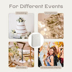 Boxes Craftory Pack of 20 Party Favor Boxes (6.69 x 2.75 x 9.25 inch) - Ideal for Wedding, Bridal Shower Gifts and Baby Shower - White Floral - Image 6