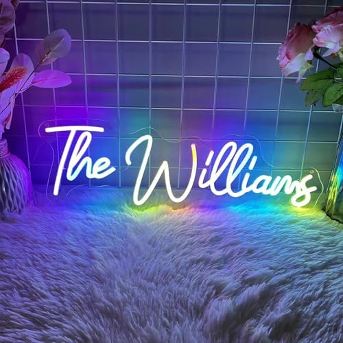 Custom Neon Signs,Neon Sign Customizable for Wall Decor, 10 Modes Personalized Large LED Neon Signs for Wedding Birthday Party Business Sign Neon Company Logo Nignt Light Gift by UOPUDSIR