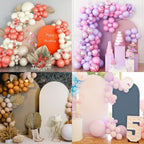 Set of 2 Wedding Arch Cover Stretchy Spandex Fabric Backdrop for Arch Stand - Image 4