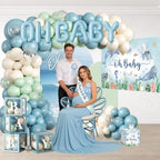 Cocomigo 347PCS Under the Sea Baby Shower Decorations Set Serves 25 - Image 4