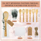 Funnymoom 24 Sets Bridal Shower Favors for Guests Kitchen Utensil Gift Set - Image 2