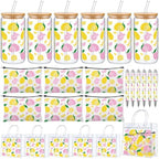 LemonRoad 24 Pcs Lemon Party Favors, Pink Yellow Lemon Theme Gift by Unknown