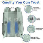 PILLANI Baby Diaper Bag Backpack - Baby Bag for Boys & Girls, Large Waterproof Diaper Backpack - Toddler Diaper Bag with Changing Pad, Boy Baby Shower Gifts for Mom - Newborn Stuff, Baby Essentials - Image 4