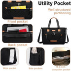 FHELAD Diaper Bag Tote for Women, Baby Diaper Bag 16L (Black) - Image 2