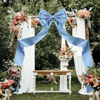 Giant Bow Decoration 75x18 Inch, Big Bow for Backdrop with 10 Pcs Satin Ribbon Bows, Large Satin Decorative Bows for Wedding Birthday Party Baby Shower Room Supplies(Blue) - Image 5