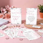 Funnymoom 426 Pcs Baby Shower Games Set, 8 Games Elephant Girl - Image 2