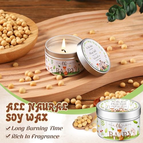 Threlaco 50 Pcs Baby Shower Candles, Party Favors, Forest Animals - Image 3