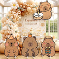 4 Pcs Large Capybara Birthday Party Decorations Capybara Cardboard Cutout 24 Inch Cute Funny Animal Standup Yard Signs for Indoor Outdoor Party Photo Prop Backdrop Supplies by Unknown