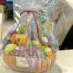 WIKDAY Clear Gift Bags 100 PCS 24x30 Inche Cellophane Wrap for Gift Baskets - Image 2