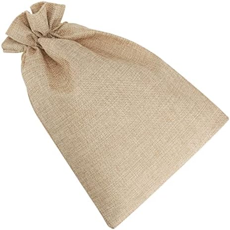 MOUYAT 30 PCS 8 x 12 Inch Burlap Bags with Drawstring, Reusable Burlap Drawstring Gift Bags, Party Favor Sacks Bulk for Wedding Party Christmas Birthday Presents Snacks Jewelry Kitchen Storage - Image 7