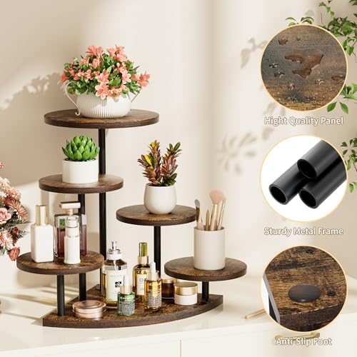 Cake Stand for Cupcake Dessert Display - 6 Tiered Corner Tray Cupcake Tower - Image 5