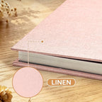 Large Photo Album Self Adhesive Scrapbook Album for 4x6 5x7 8x10 Pictures DIY Photo Book for Wedding, Anniversary, Christmas, Baby Shower, Ideal for Preserving Precious Moments - Image 4