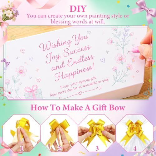 EVELOMO 10 Pack Empty Gift Baskets to Fill - 12" x 10" Large Baskets for Gifts Empty, Sturdy DIY Gifts Baskets Sets with 500g Crinkle Cut Papers for Birthdays Weddings Parties & Holidays (White) - Image 3