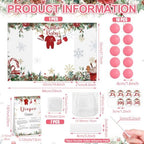 Ctosree 31 Pcs a Santa Baby Is on the Way Diaper Game Set - Image 3