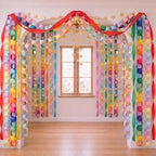 TaoBary Rainbow Party Decorations 1200 Sheet Paper Chain, Vibrant, Same Size - Image 3