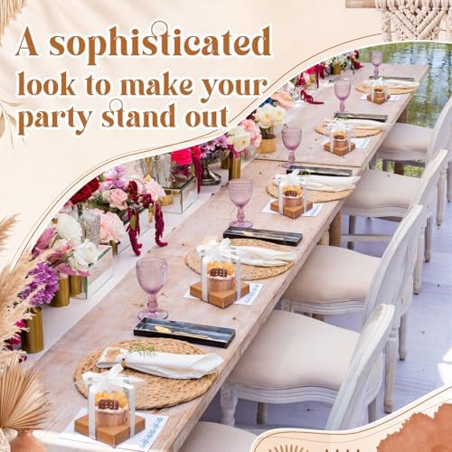 Thenshop 50 Pcs Clear Cupcake Boxes Individual 3.5 Inch, Kraft - Image 5